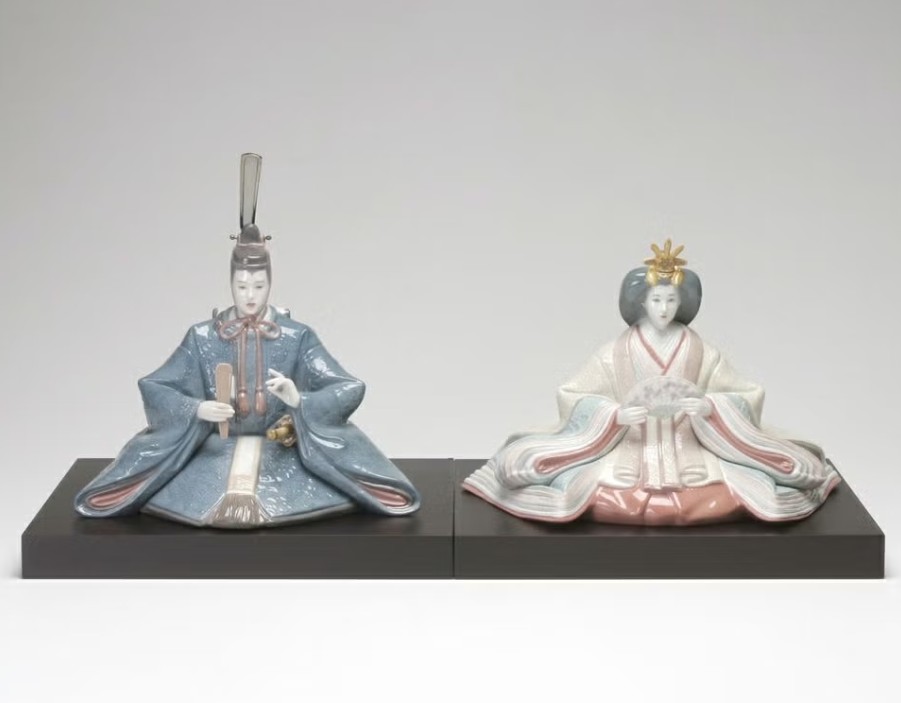 リヤドロ 雛人形  内親王 08049 親王 08050